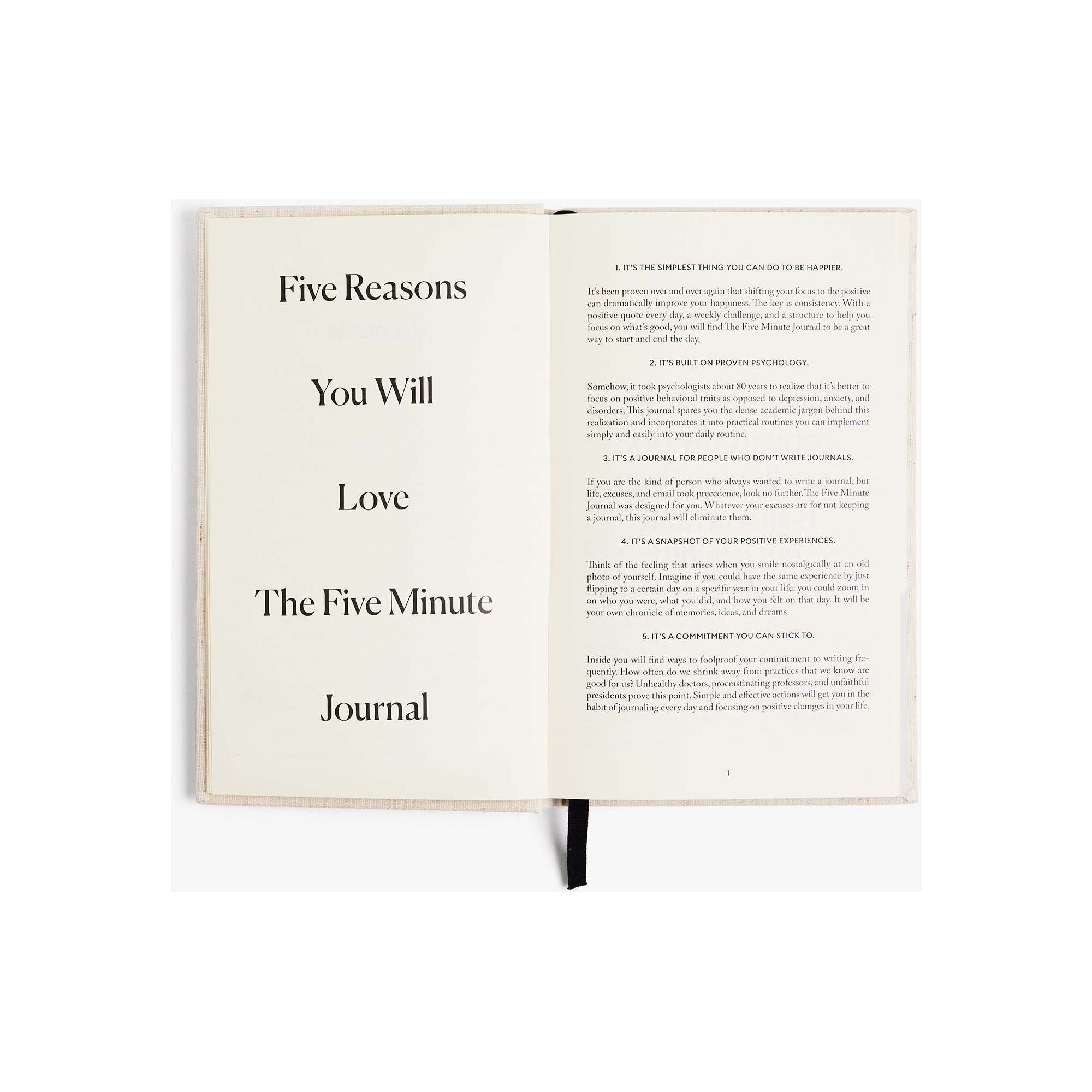 The Five Minute Journal