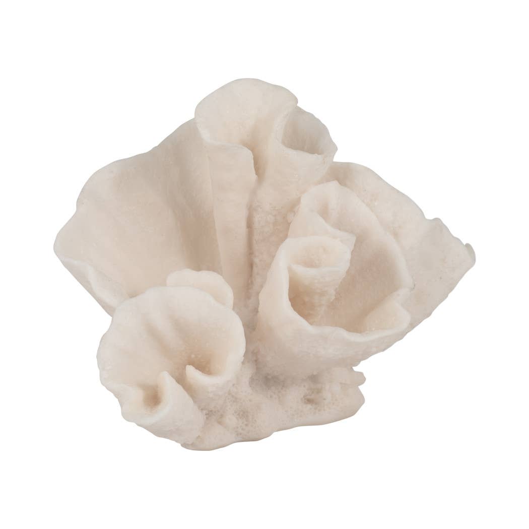 Ivory Resin Coastal Coral