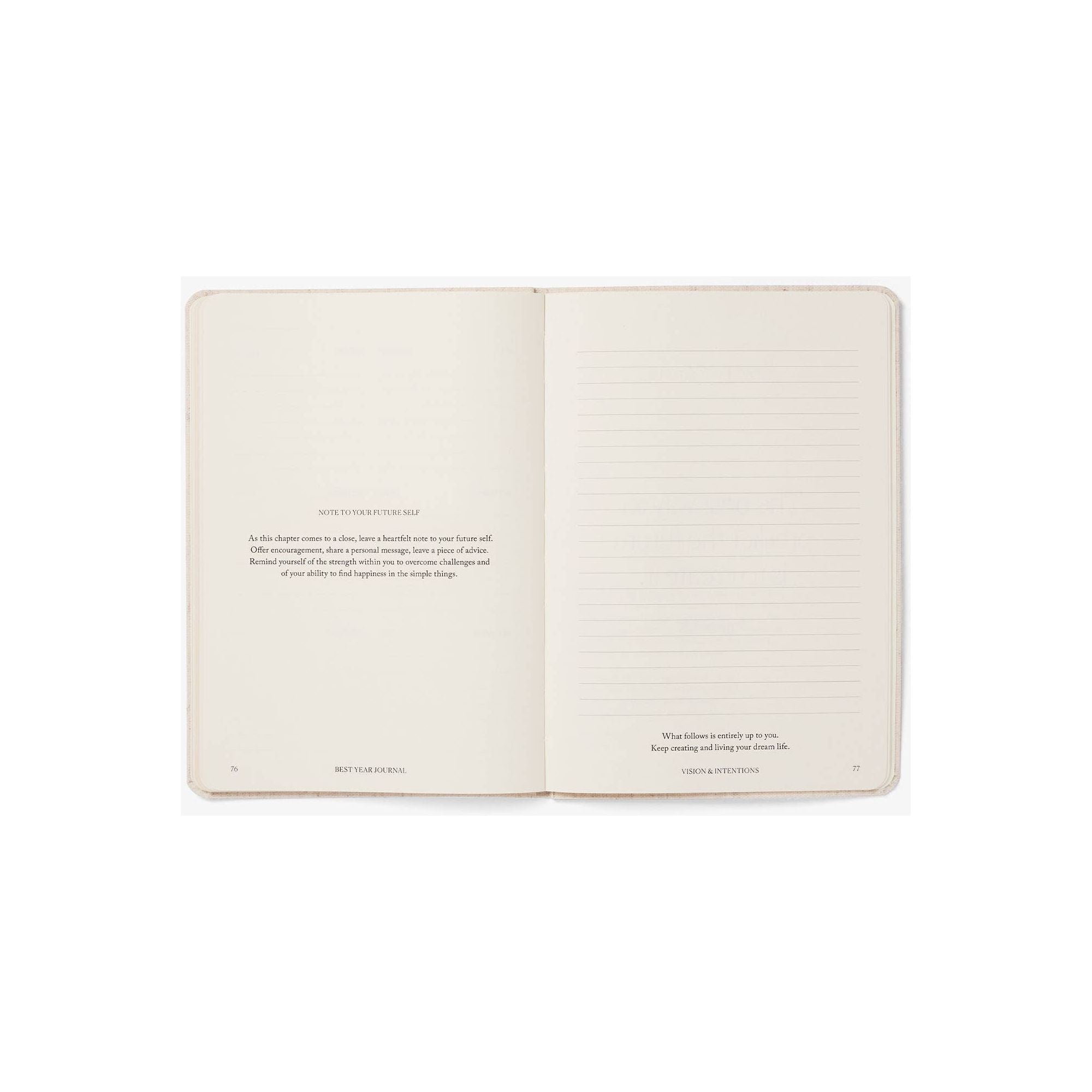 Best Year Journal Essential Oat, Simple express format