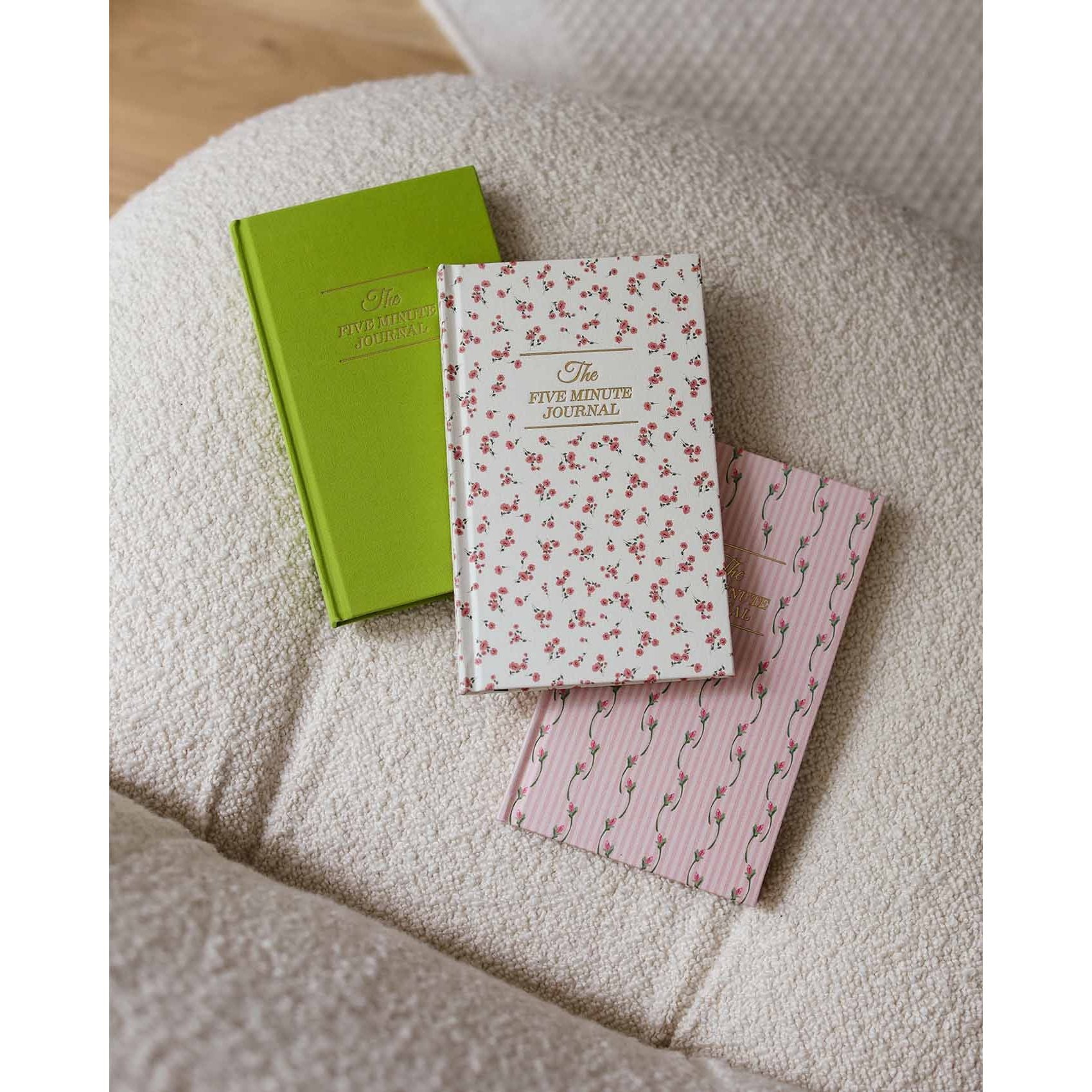 The Five Minute Journal Apple Green - Daily Guided Gratitude