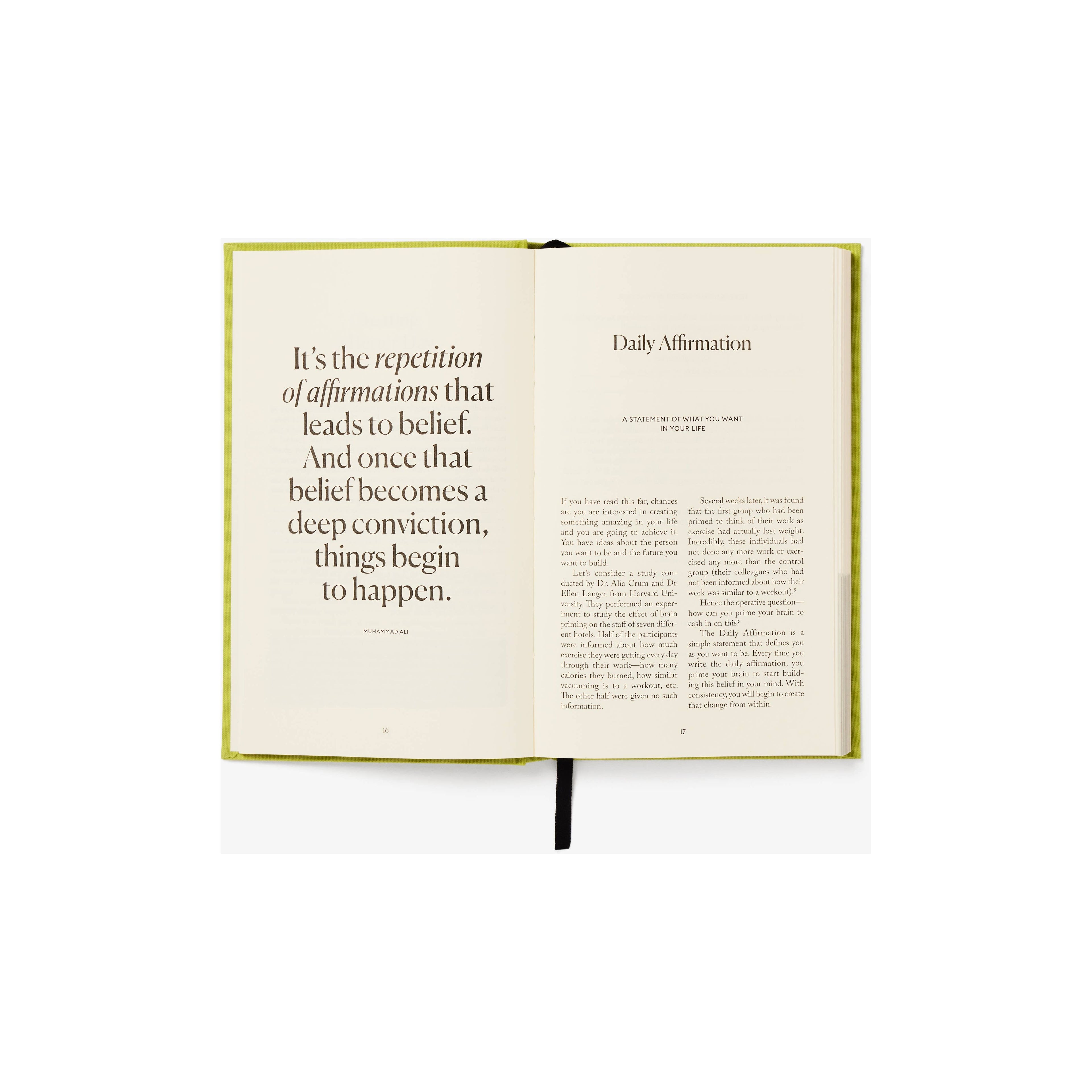 The Five Minute Journal Apple Green - Daily Guided Gratitude