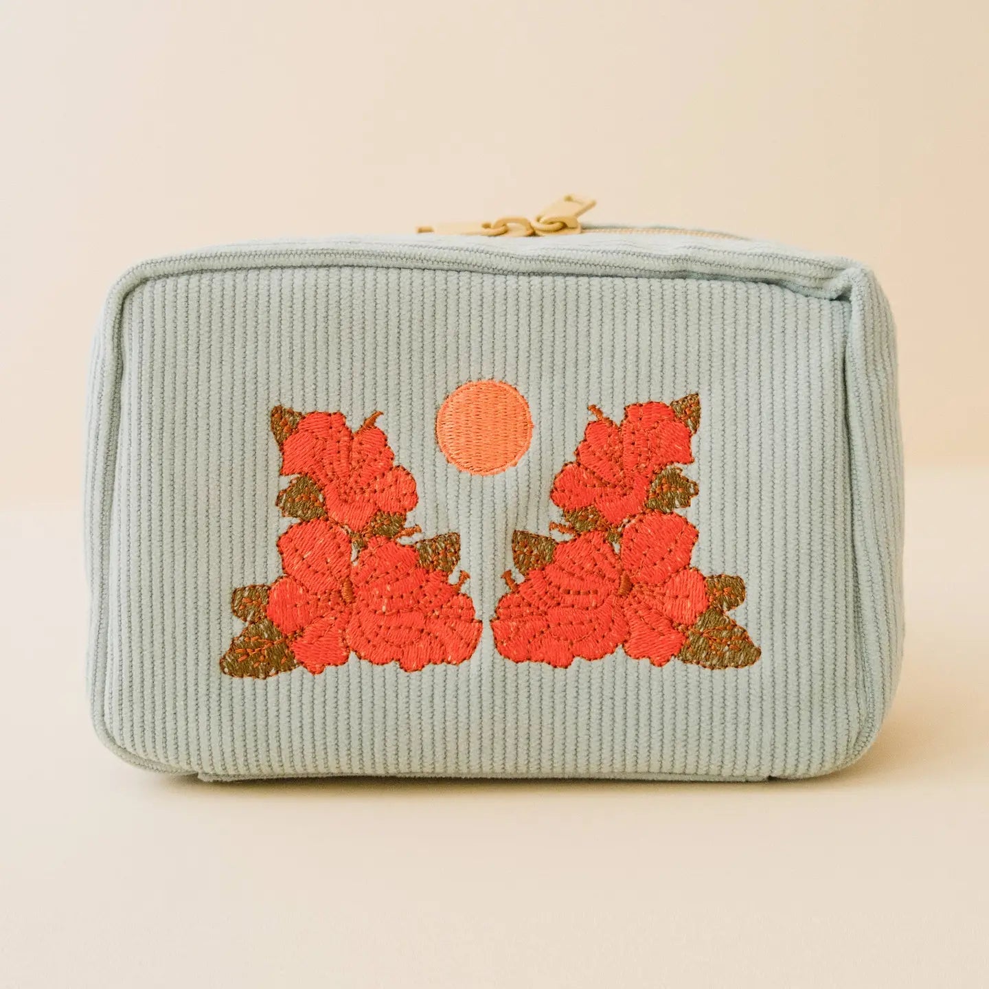 Corduroy Makeup Bag