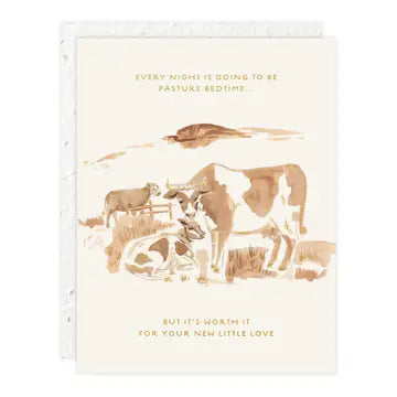 Pasture Bedtime - Baby Card