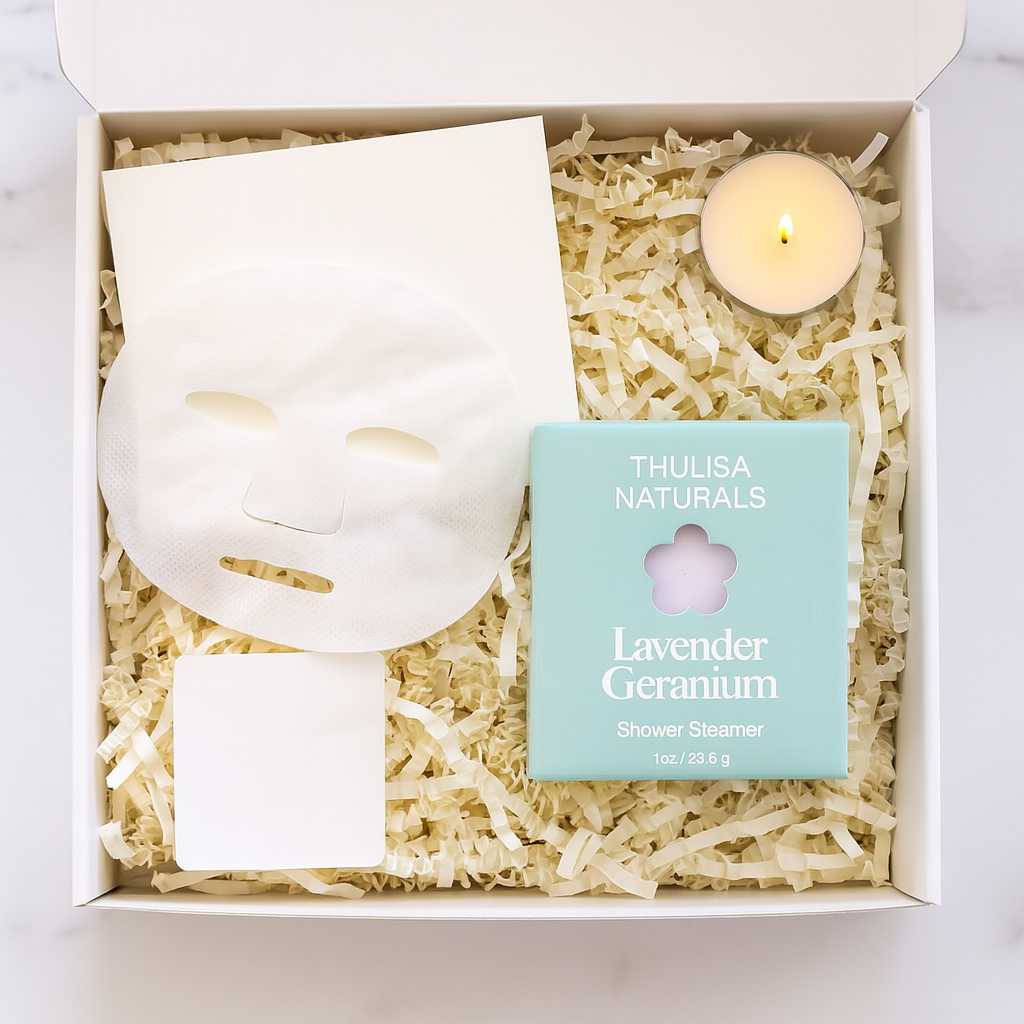 Mini Lavender Geranium Shower Steamer Stocking Stuffer