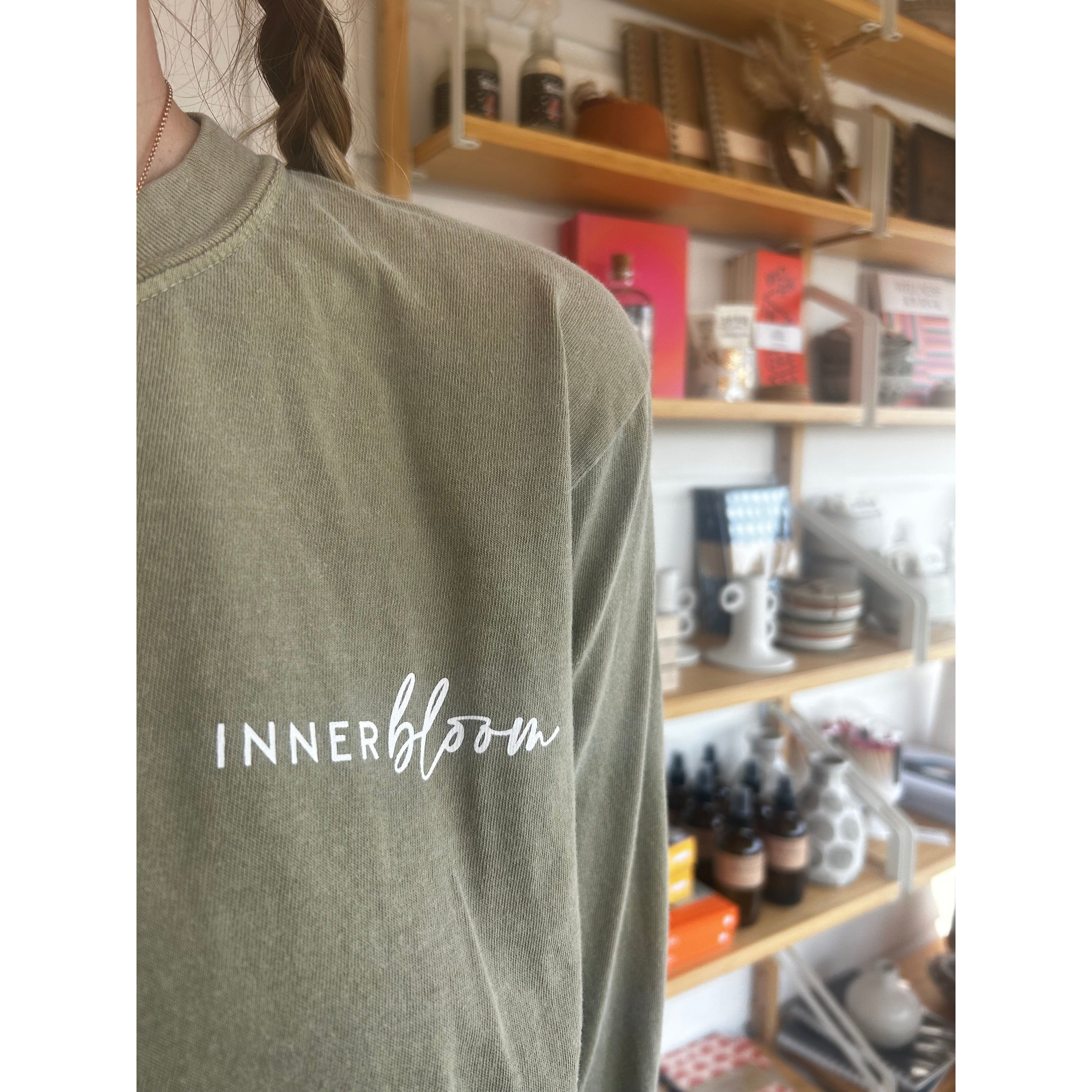 Innerbloom Long Sleeve Tee - Sage Green