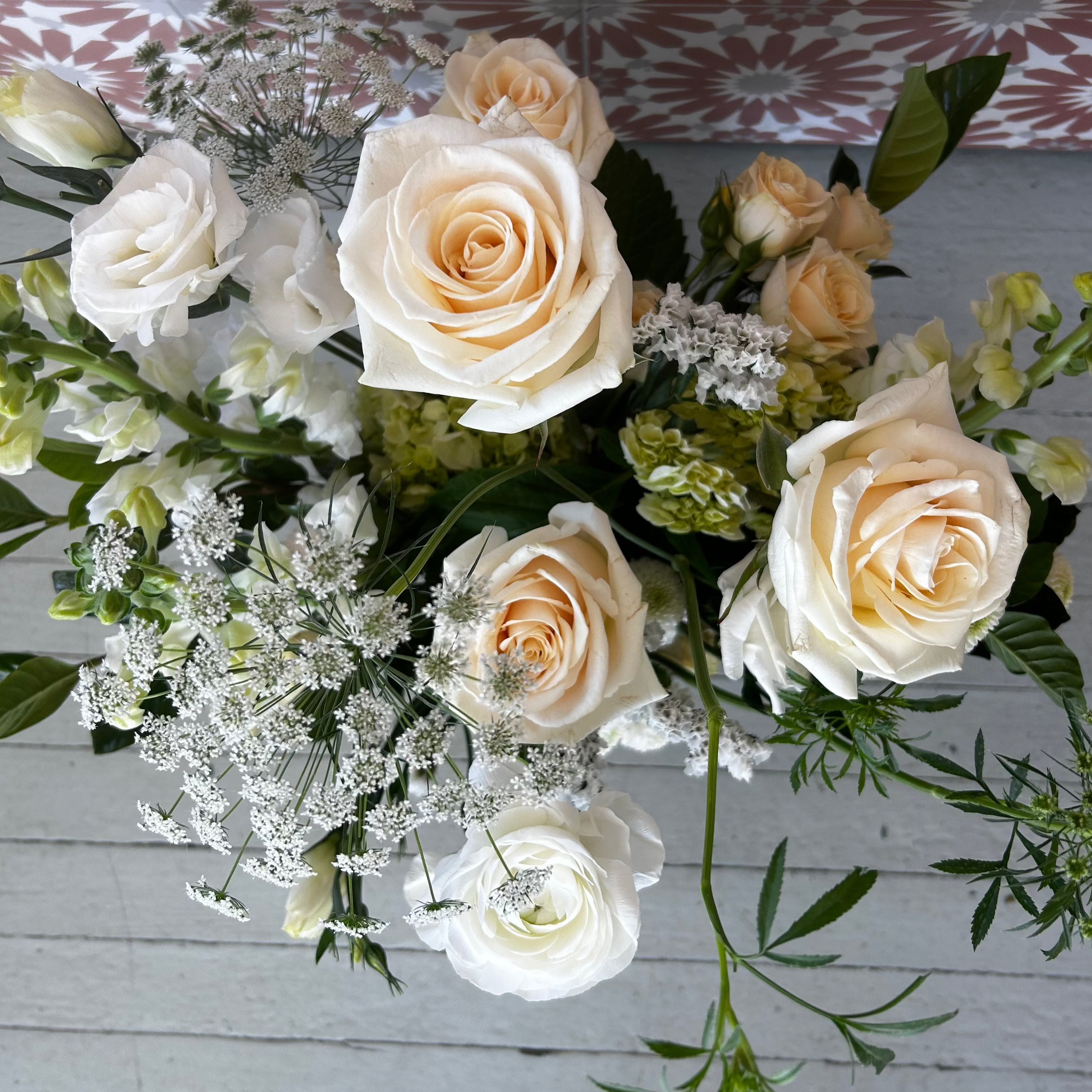 Light + Airy, Fresh Arrangement