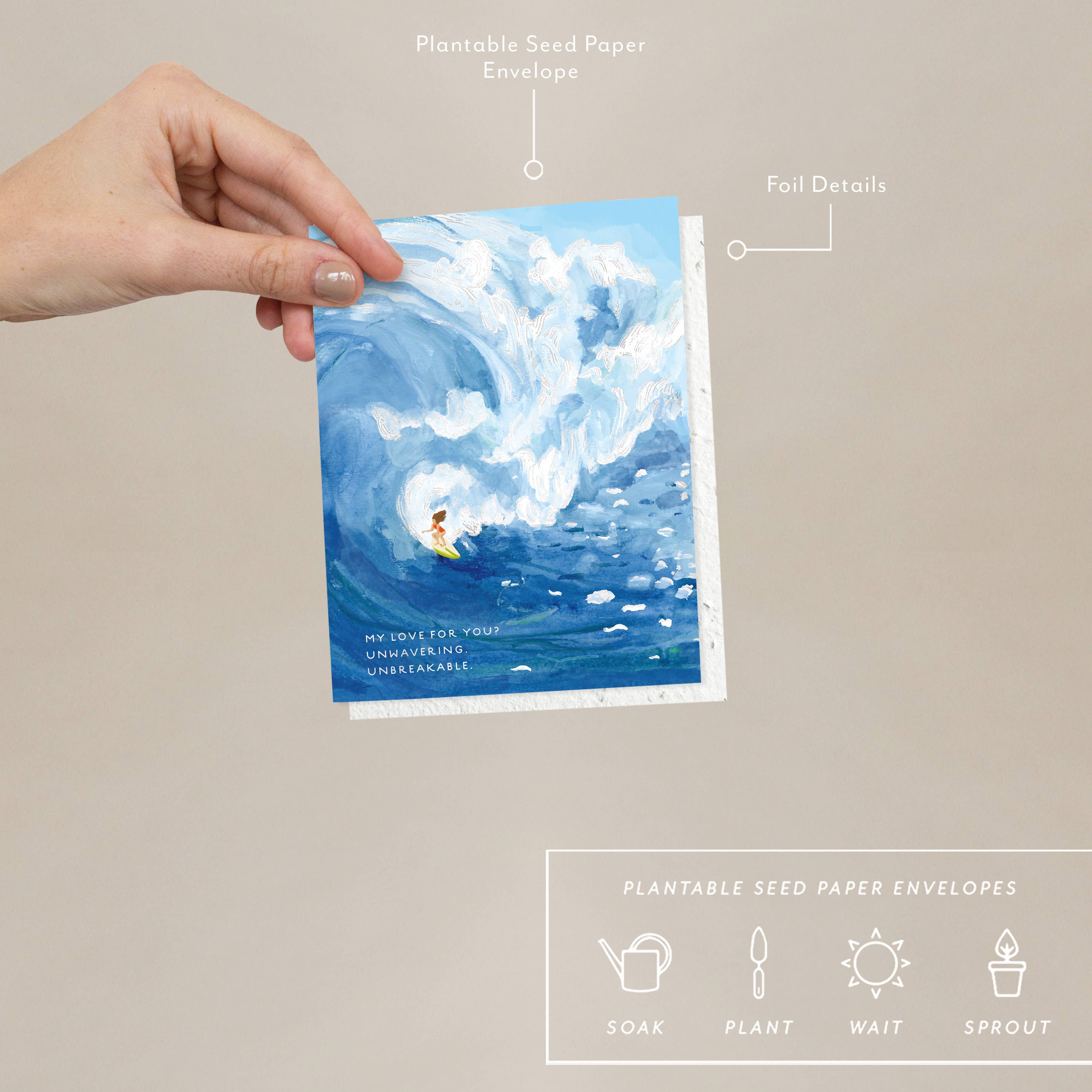 Wave - Love + Friendship Card