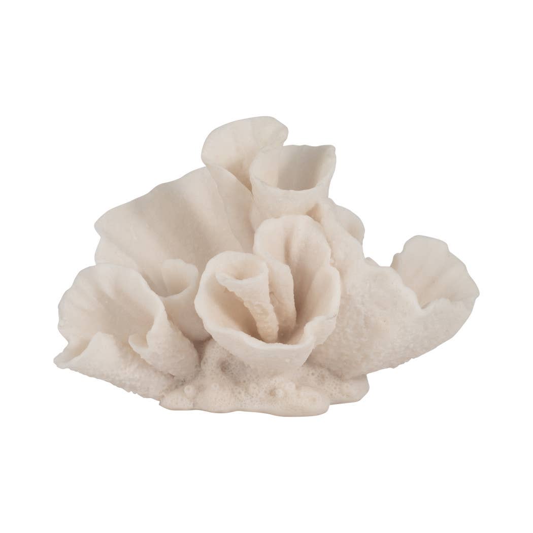 Ivory Resin Coastal Coral