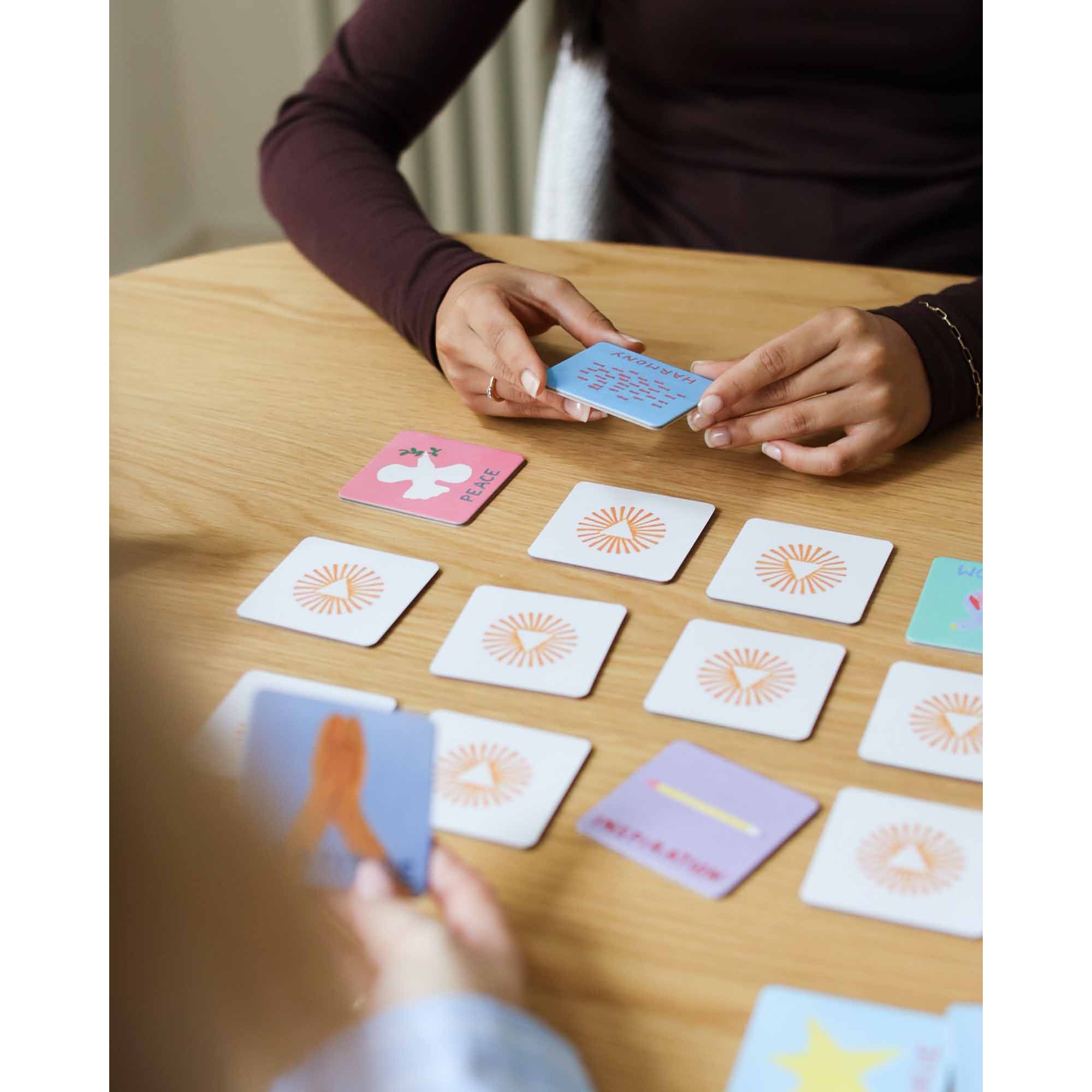 Mindful Memory Game for Kids, Matching Pairs and Words