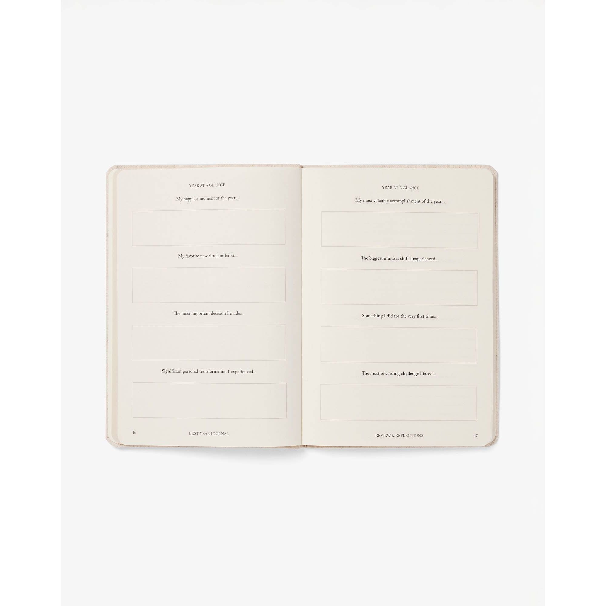 Best Year Journal Essential Oat, Simple express format