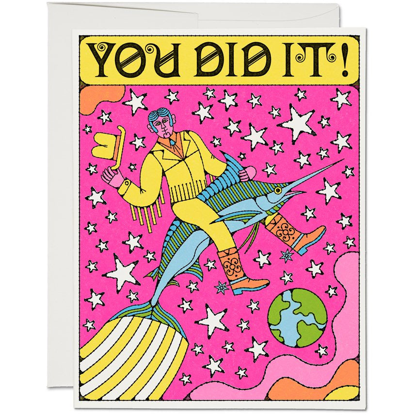 MARLIN RODEO YOU DID IT CARD