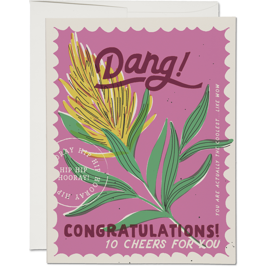 DANG CONGRATS CARD