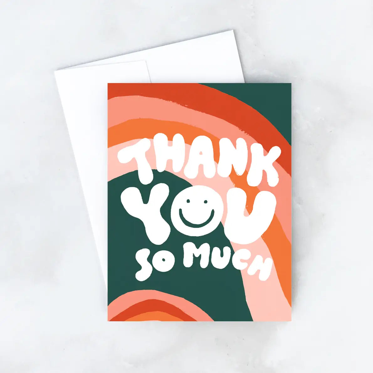 Wavy Thank You Card- boxed set
