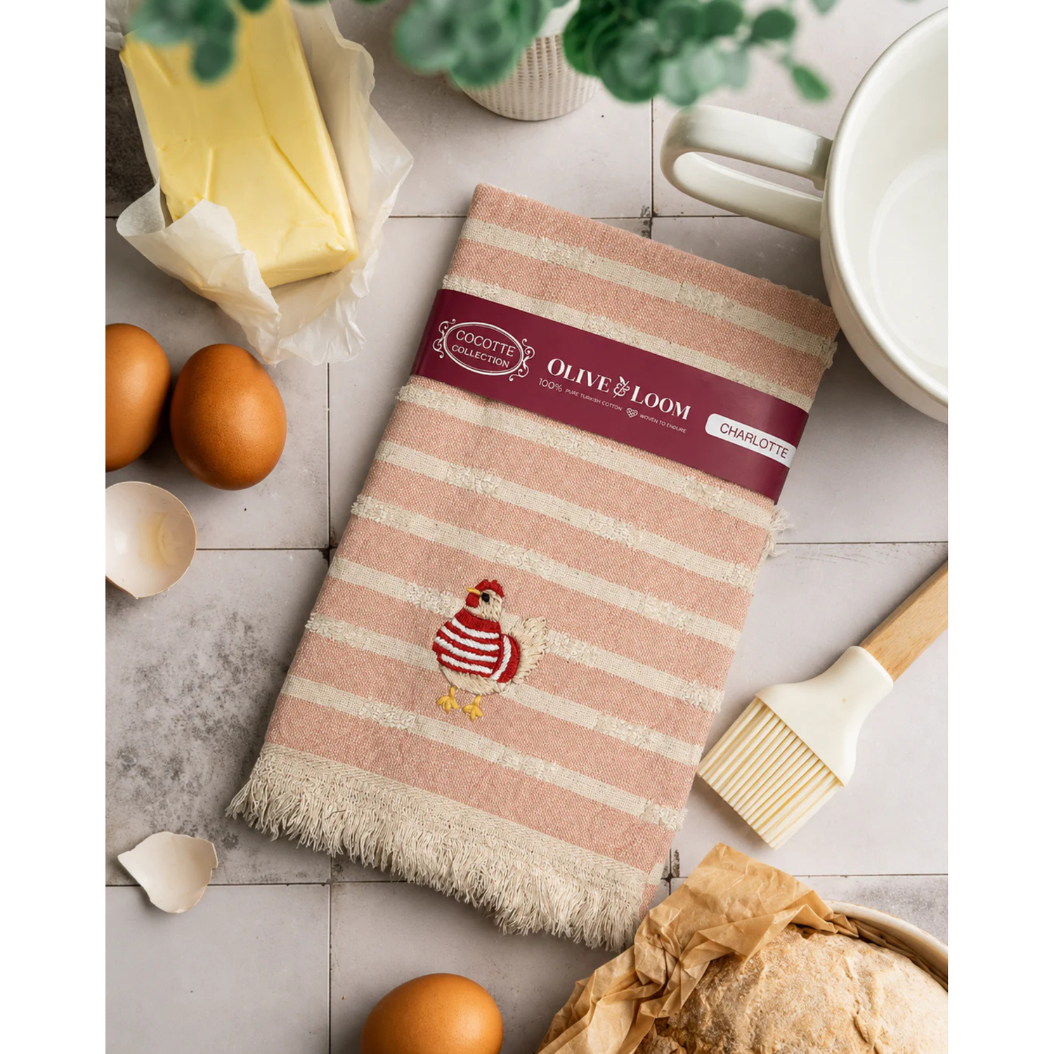 Charlotte Kitchen Towel - Cocotte Collection