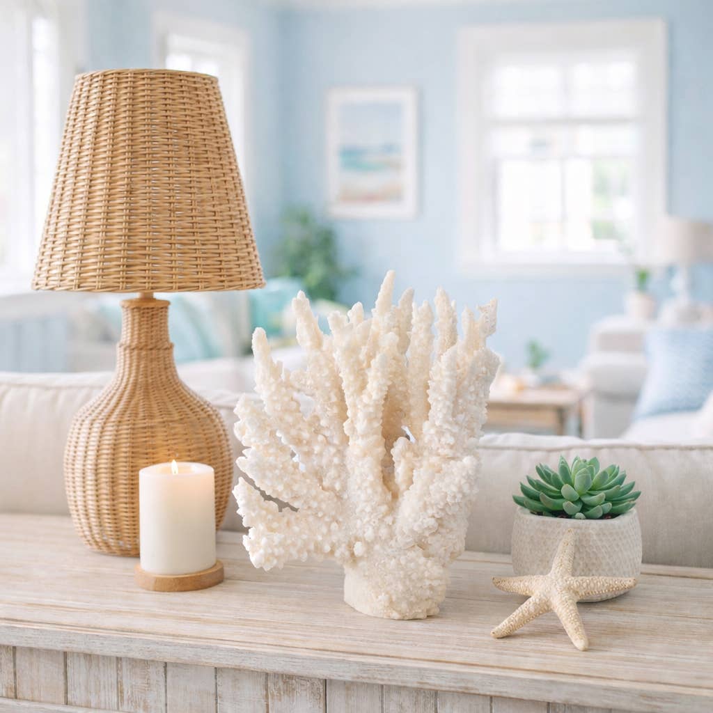 Resin Novelty Coastal Coral Reef Figurine