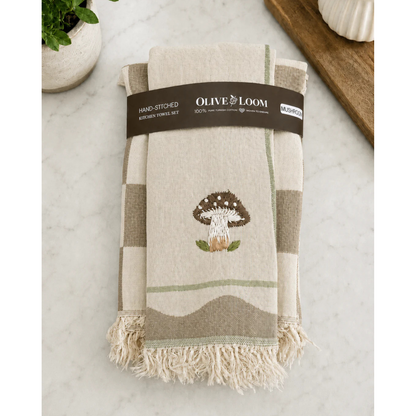 Hand Stitched Kitchen Towel