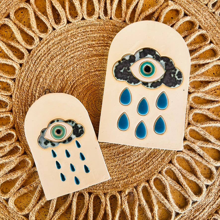 Eye of the Storm Ceramic Wall Hanger