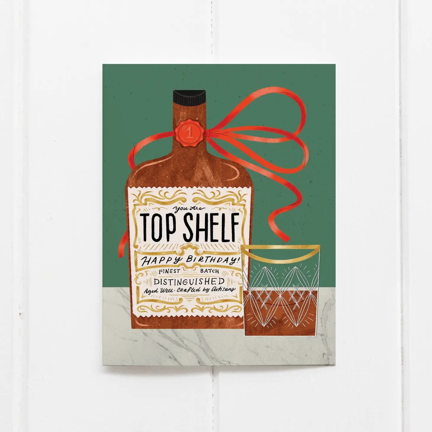 Top Shelf Whisky Card