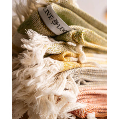 Olive - Hand Stitched Kitchen Towel