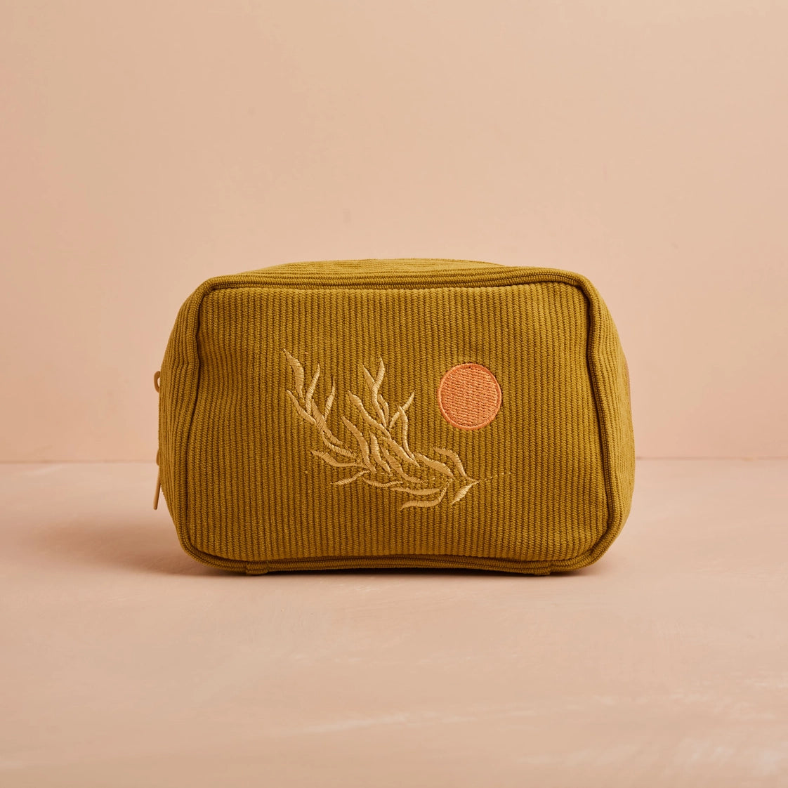 Corduroy Makeup Bag