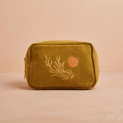 Corduroy Makeup Bag