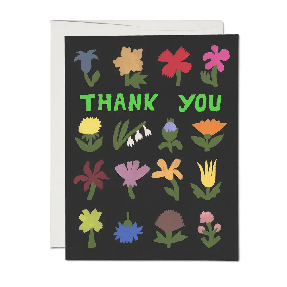 Little Flowers Thank You Card