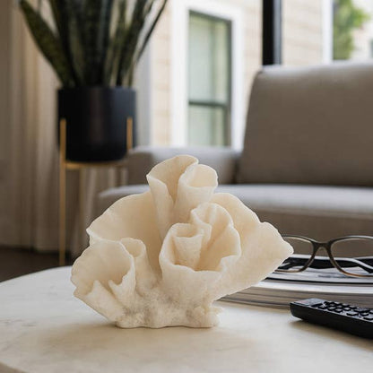 Ivory Resin Coastal Coral
