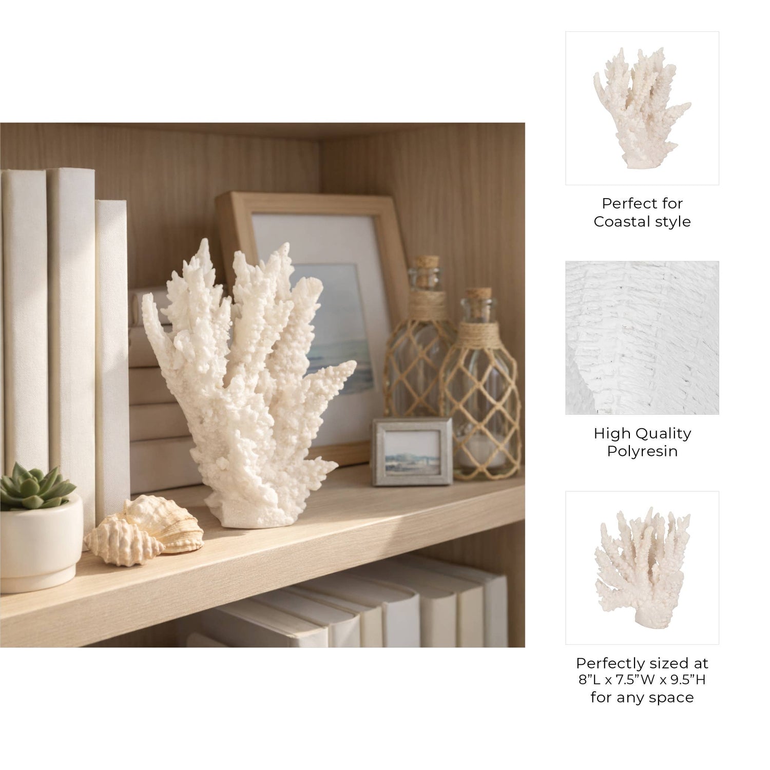 Resin Novelty Coastal Coral Reef Figurine