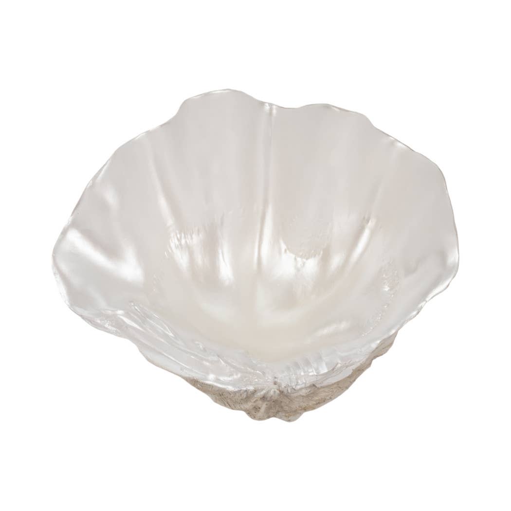 Ivory Resin Coastal Pearlized Shell