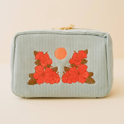 Corduroy Makeup Bag