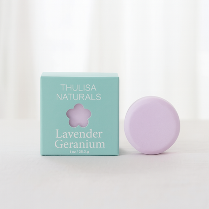 Mini Lavender Geranium Shower Steamer Stocking Stuffer