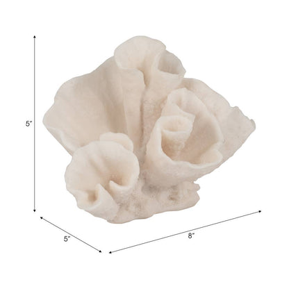 Ivory Resin Coastal Coral