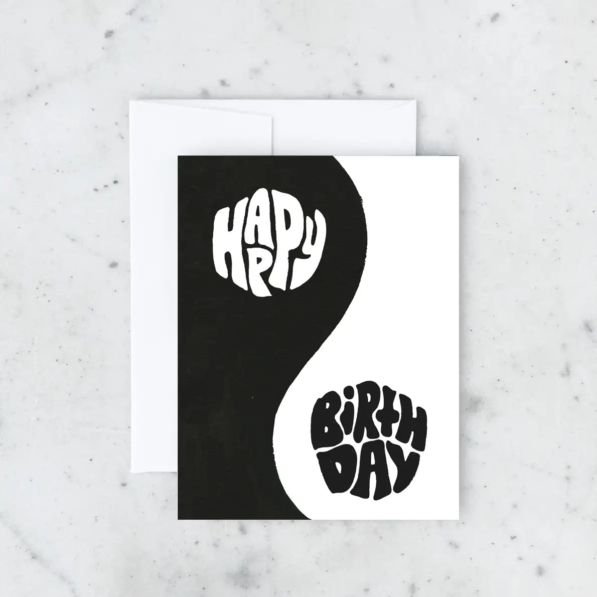 Yin Yang Birthday Card