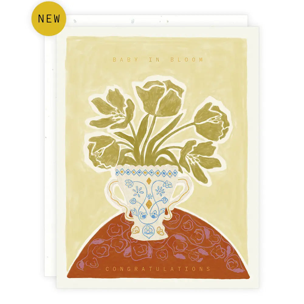 Baby in Bloom Card