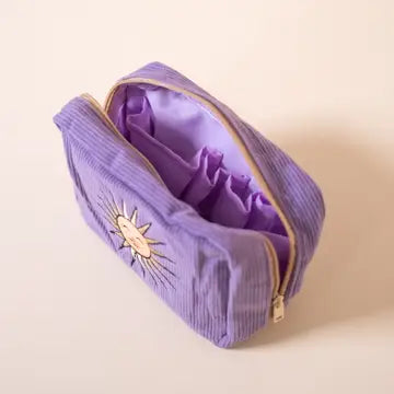 Corduroy Makeup Bag