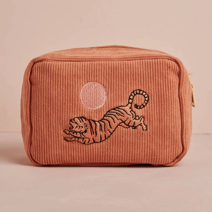 Corduroy Makeup Bag