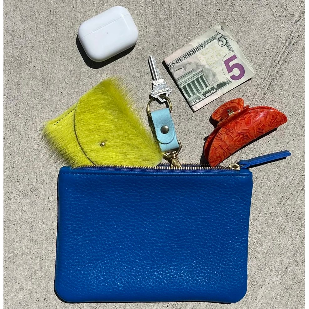 Primecut Leather Zipper Pouch