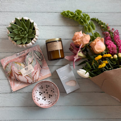 Curated Gift with Flowers