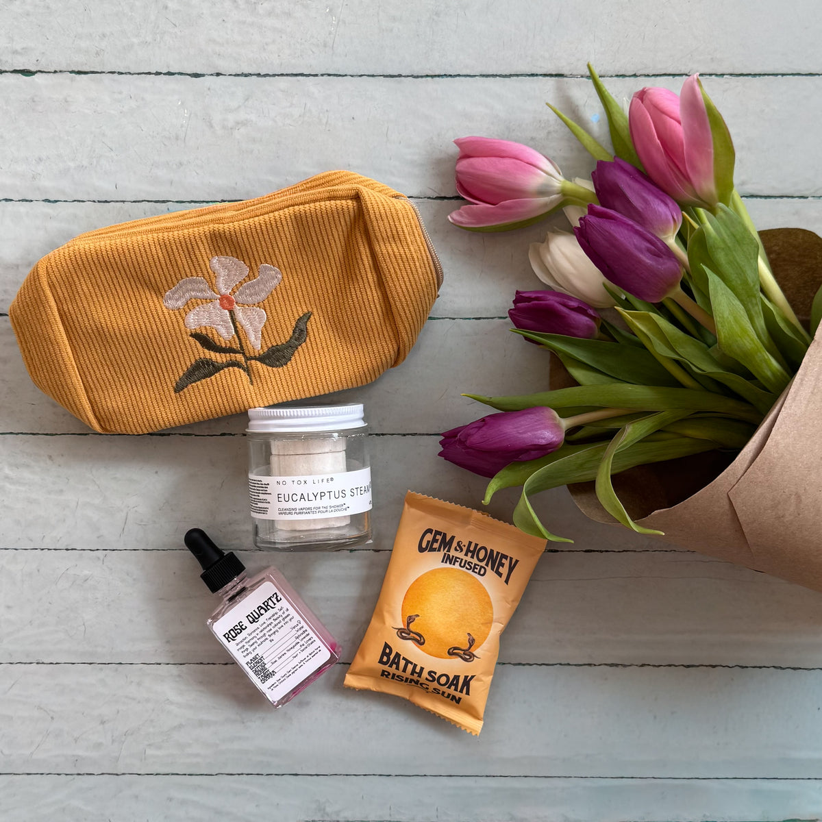 Curated Gift with Flowers