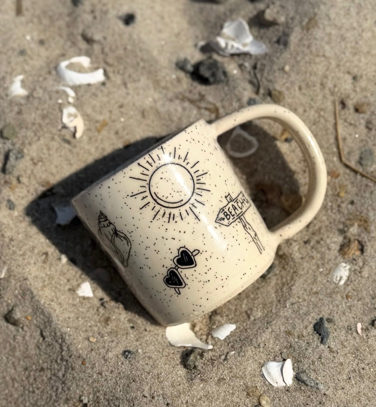 Kate Rowe Ceramics Beach Mug