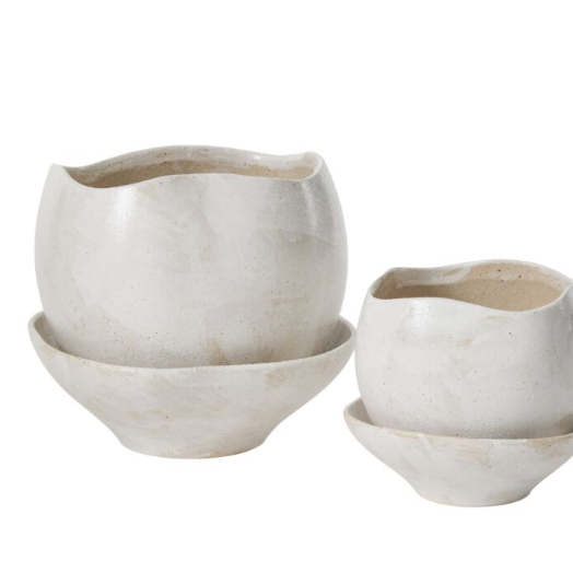 Iona Pot with Saucer