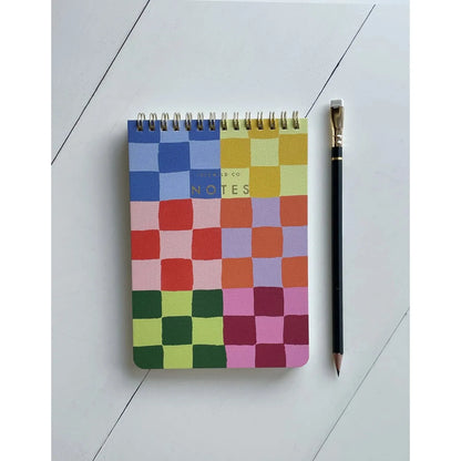 Rainbow Checks Jotter