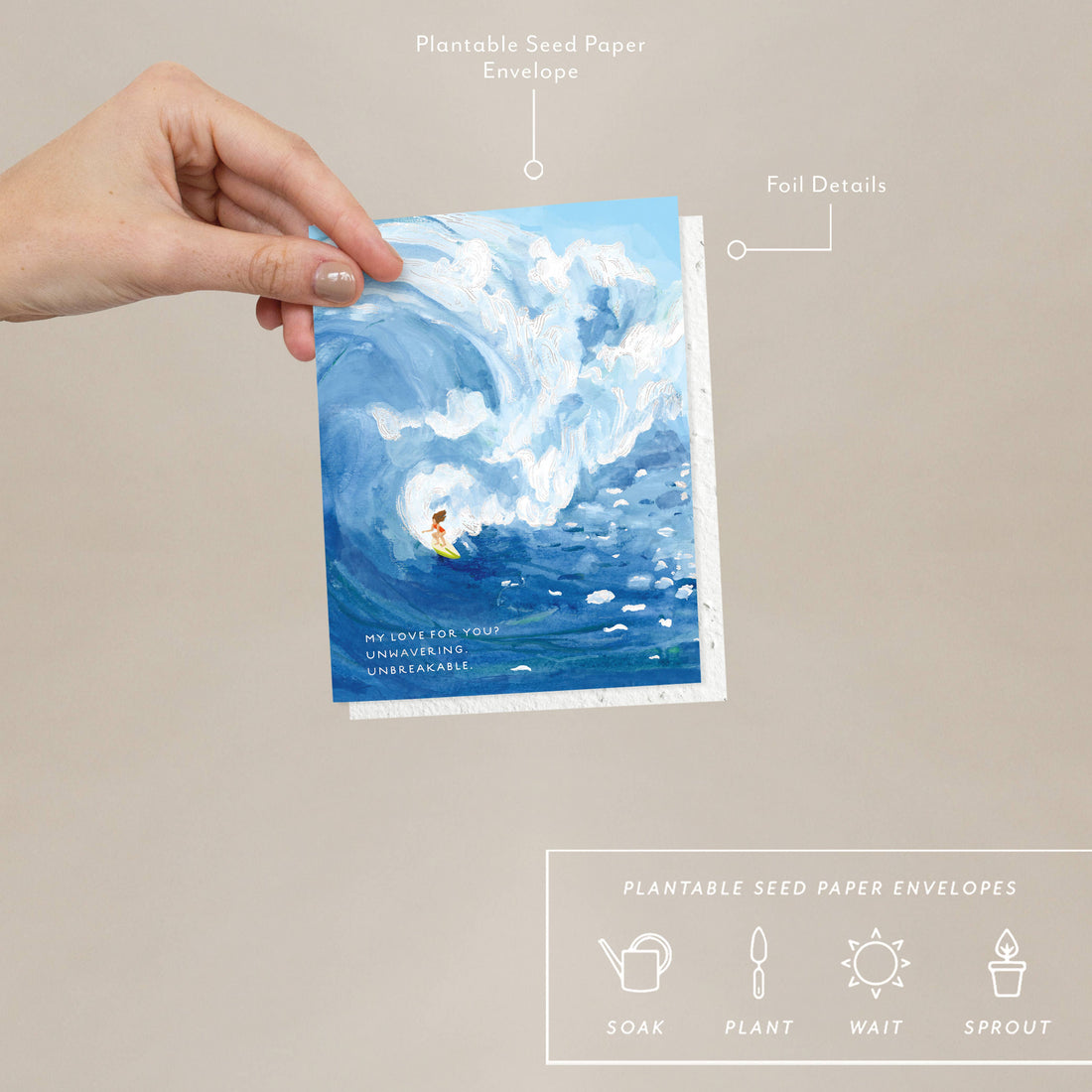 Wave - Love + Friendship Card