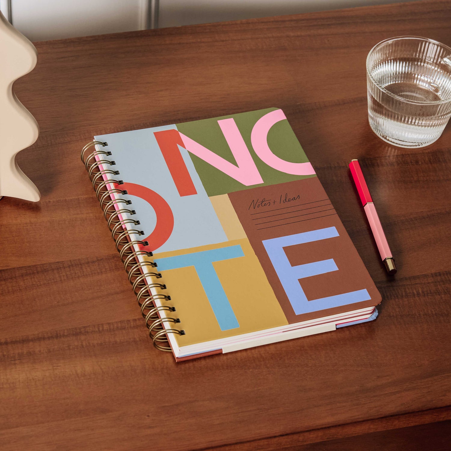 Notes B5 Hardcover Spiral Lined Notebook