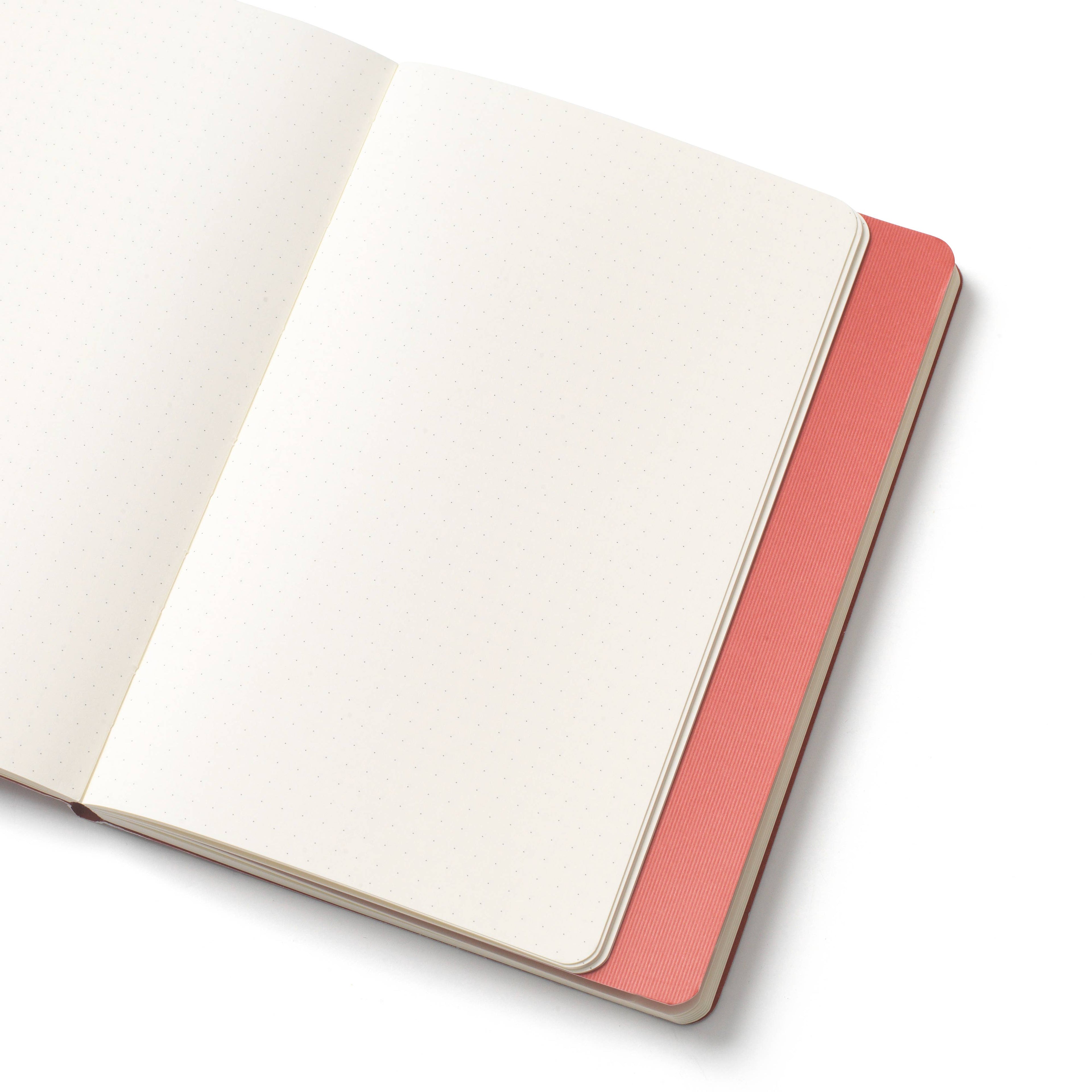 Pink Waves Stepped A5 Softcover Lined Notebook