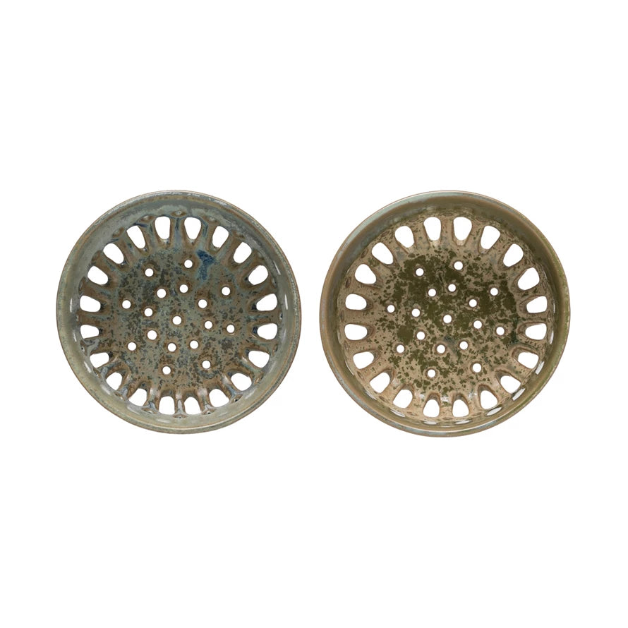 Stoneware Berry Bowl With Glaze