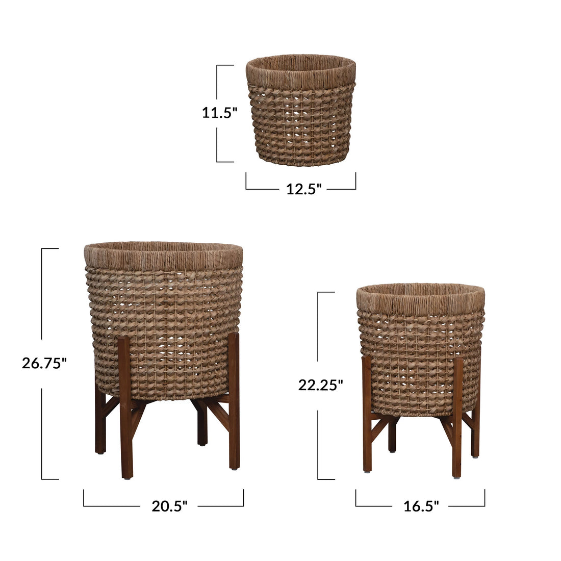 Handwoven Planters