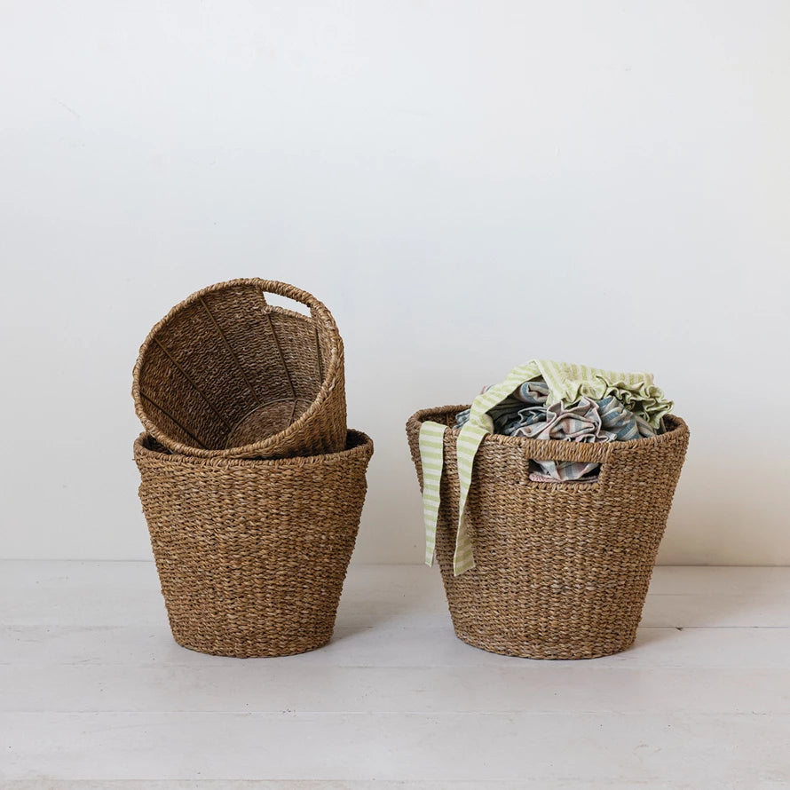 Handwoven Seagrass Basket