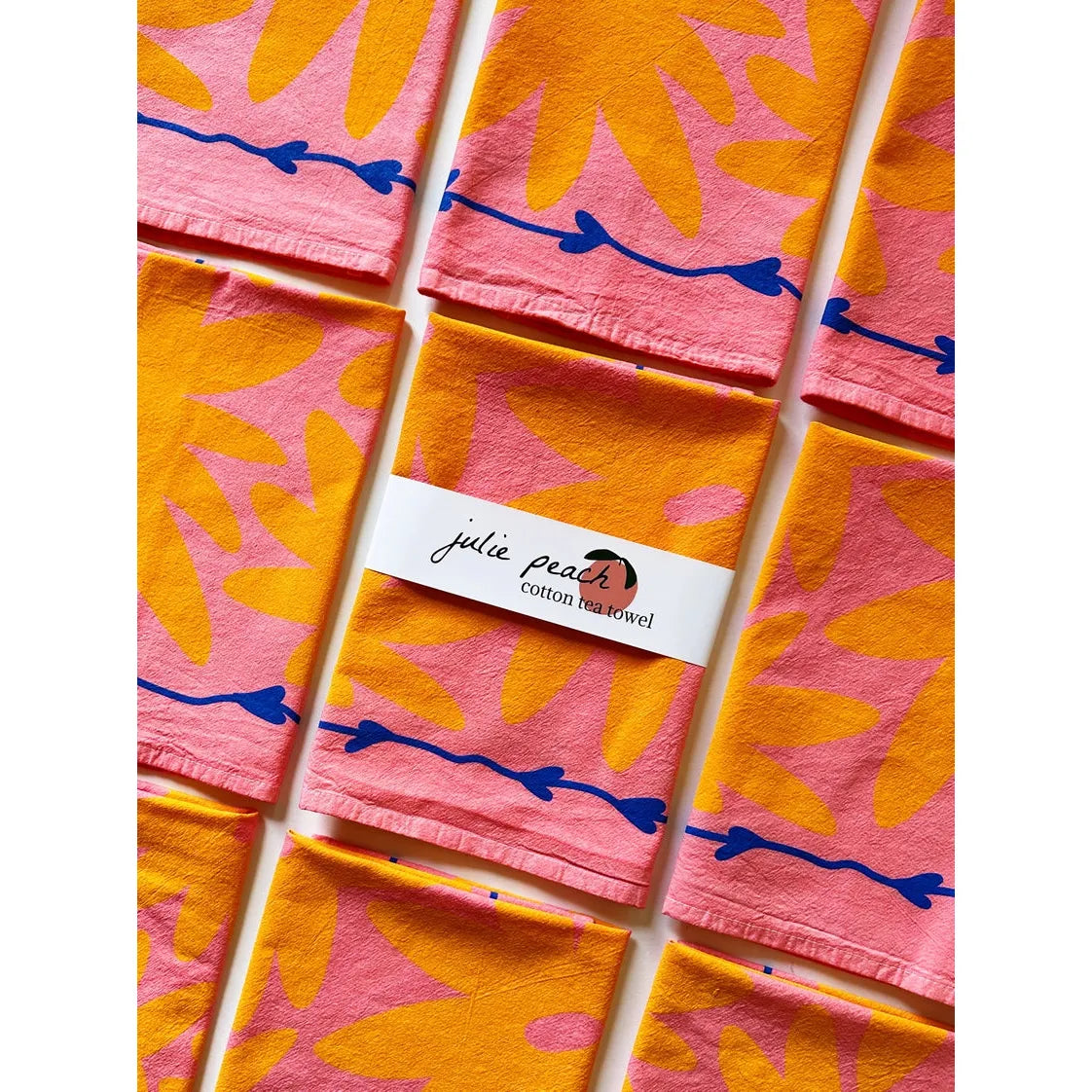 Floral Splat Tea Towel