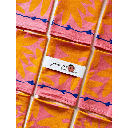 Floral Splat Tea Towel